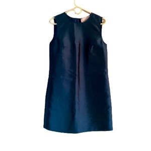 Carolina Herrera Silk Wool Blend Shift Dress - 8